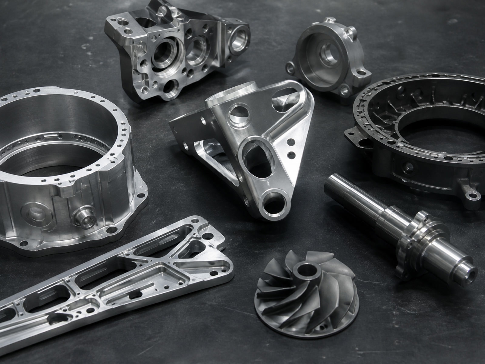 Precision aerospace CNC machining components