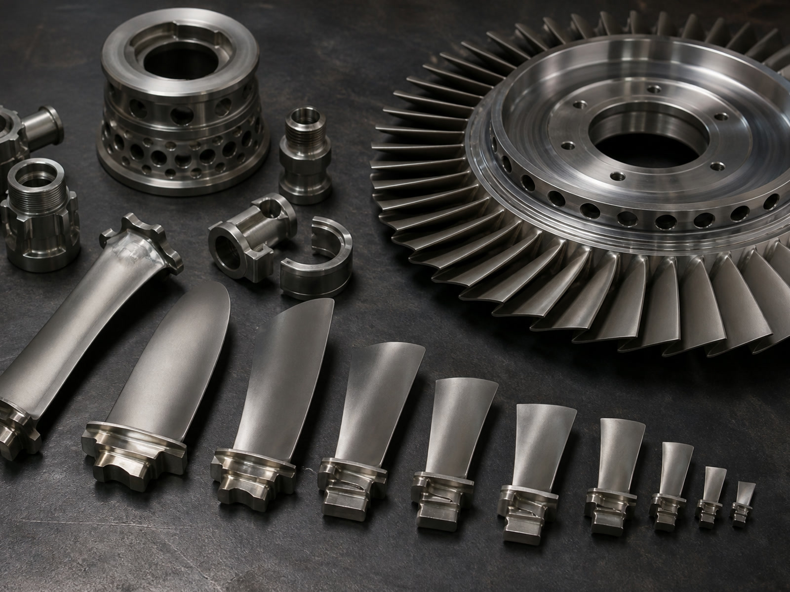 Aircraft engine components precision CNC machining