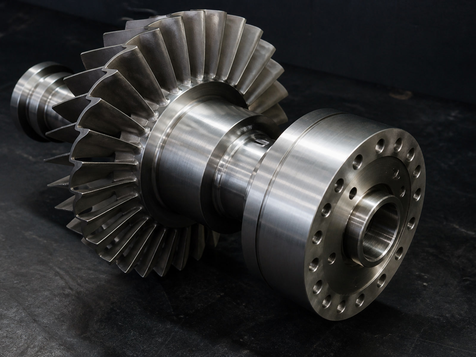 Precision machined power generation components