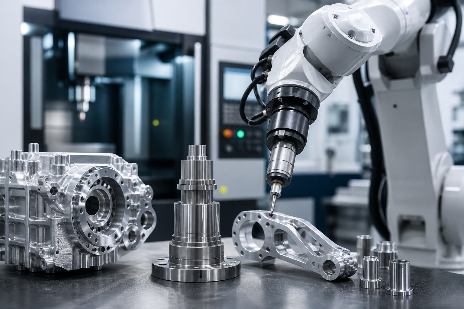 Robotics CNC Machining for Complex Alloys