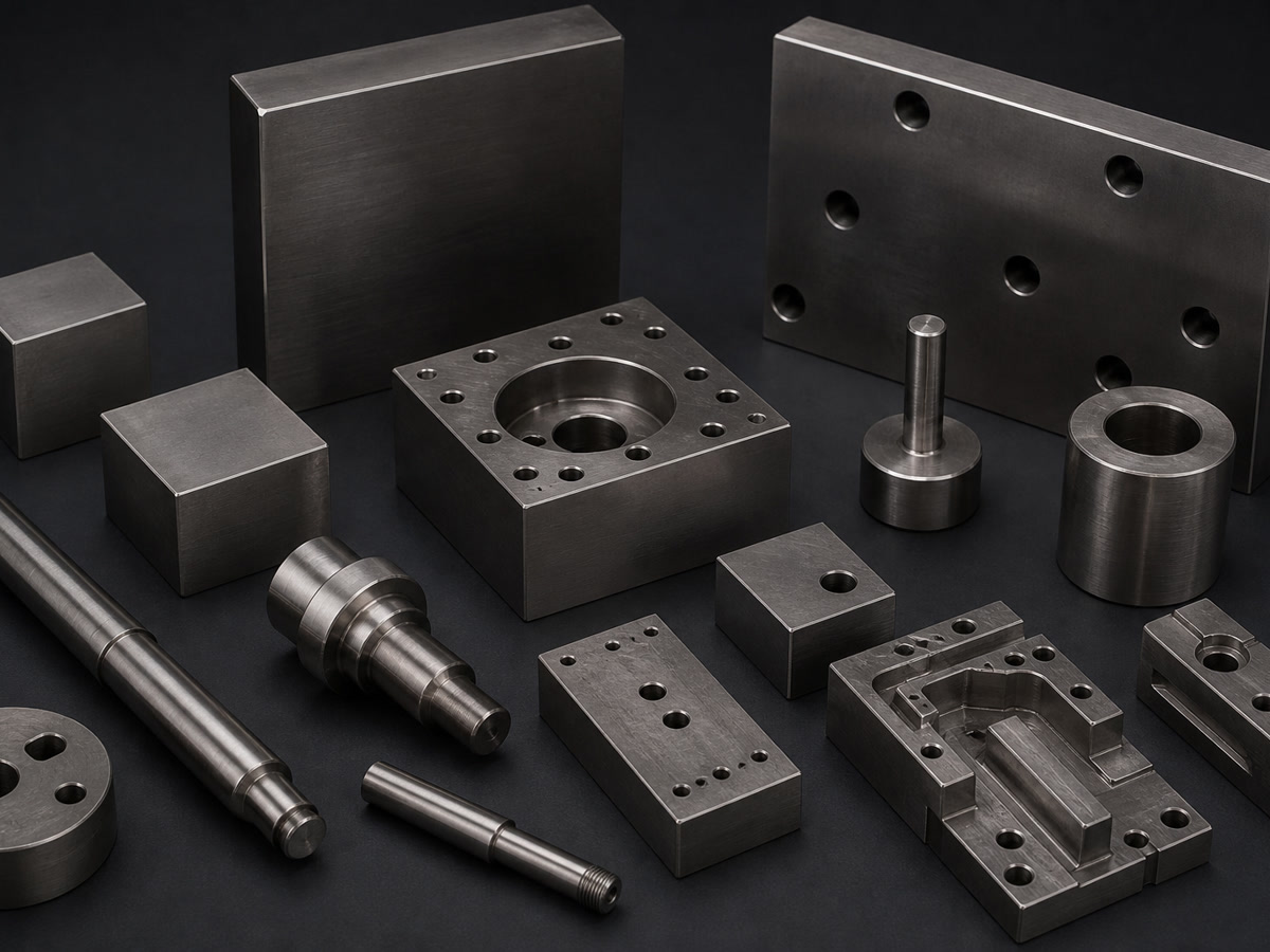Tungsten CNC machined precision components